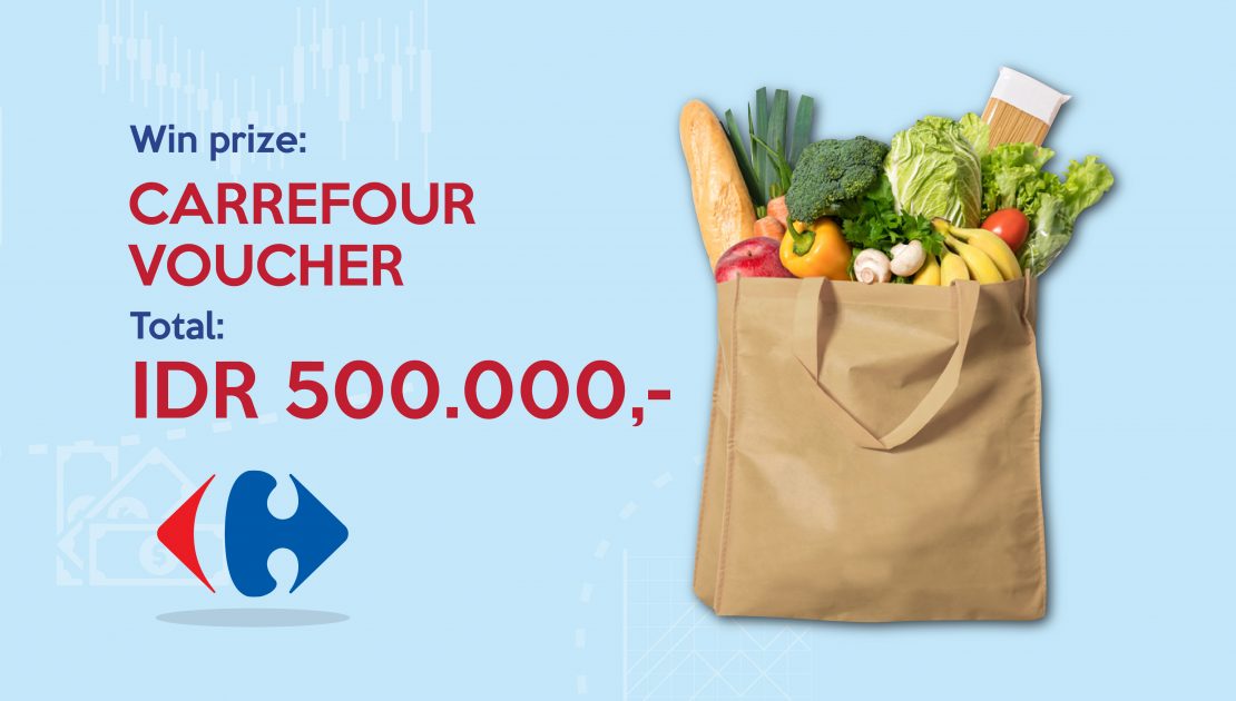 Giveaway Voucher Carrefour Senilai Total Rp 500.000!